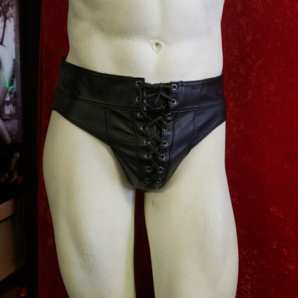 Leather Football Jock